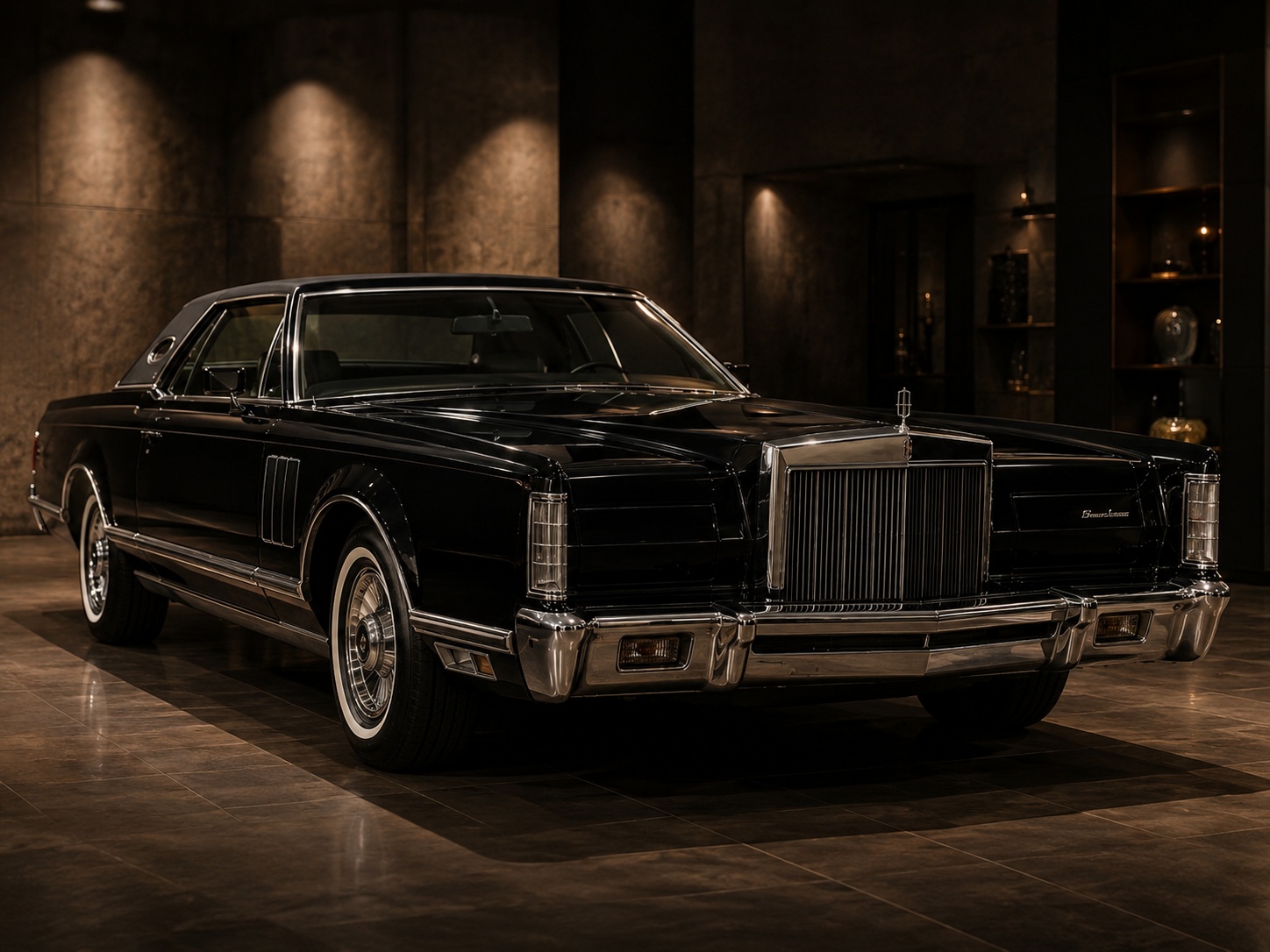 Lincoln Continental Mark V in Schwarz