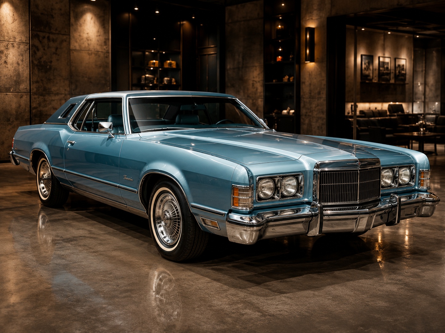 Ford Thunderbird Big Bird in Hellblau